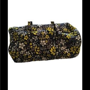 Floral duffel weekender carry on bag